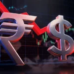 Indian Rupee Drops 82 Paise Closes at 93.71 vs Dollar