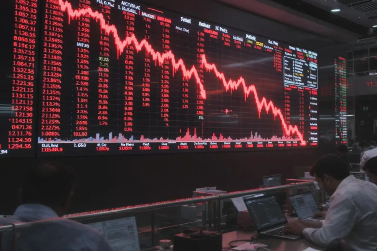 Nifty at 8 Month Low Sensex Falls 1800 Points Reasons