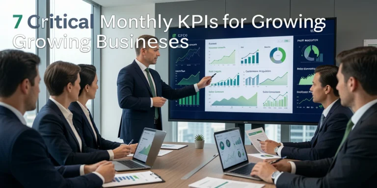 7 Critical Monthly KPIs for Growing Businesses