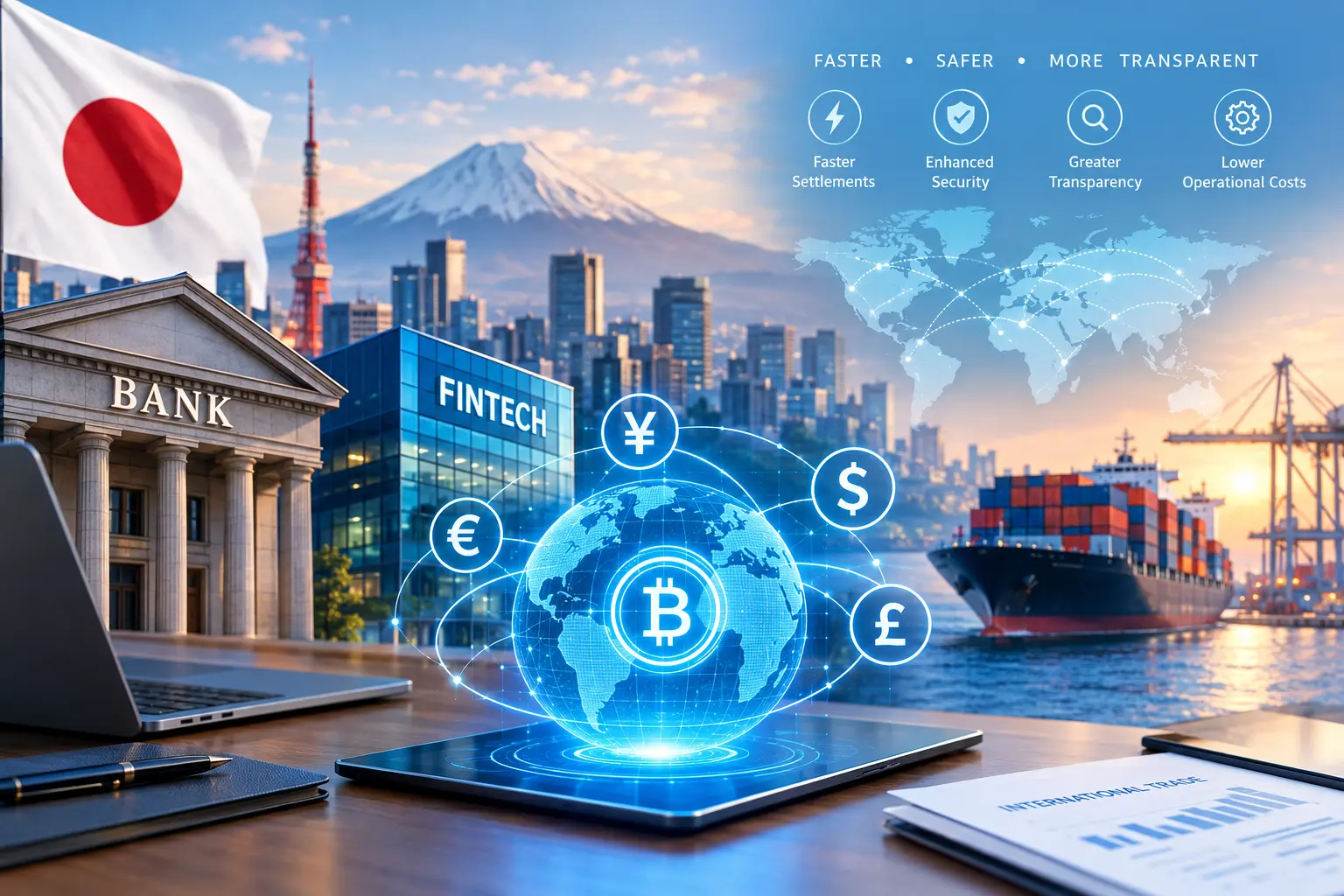 Japan Banks Advance Digital Currency Trade Payments